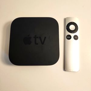 Apple TV (3rd Generation)  Media Streamer A1469  with Apple Remote Control.